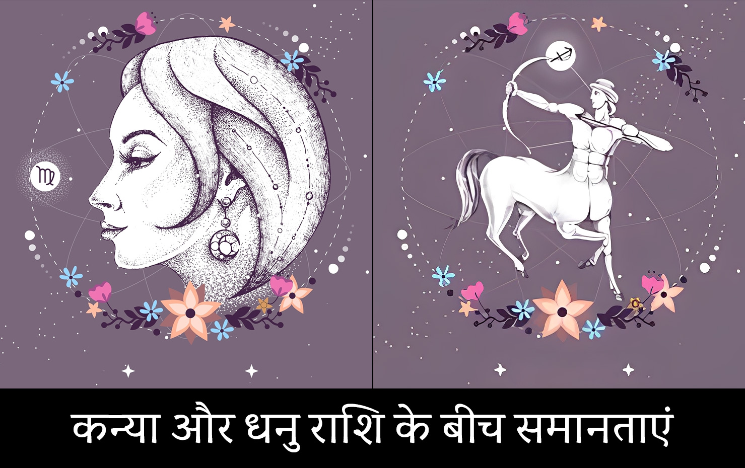 कन्या और धनु राशि के बीच समानताएं