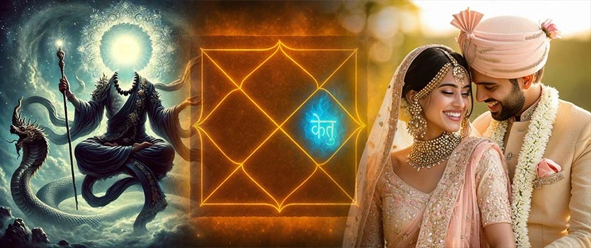 सप्तम भाव में केतु: विवाह और वैवाहिक जीवन पर प्रभाव