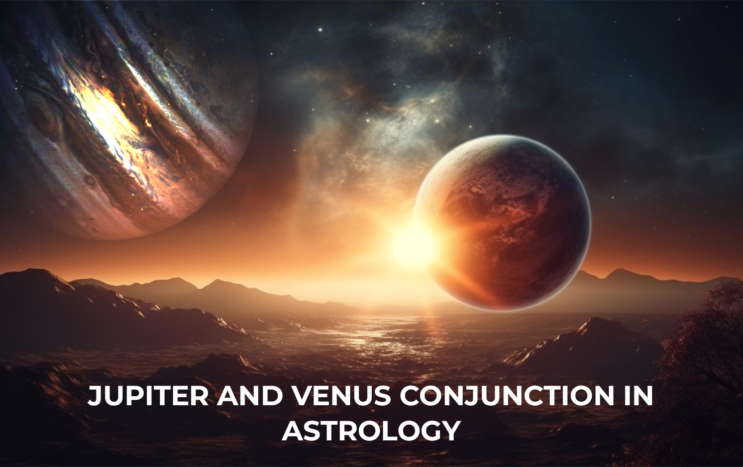 Jupiter and Venus Conjunction in Astrology