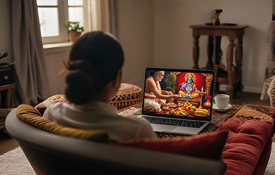 Watch live online pooja